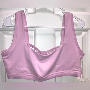 BLOGILATES Womens crisscross sports bra Lilac Size XL new